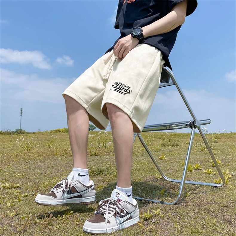 重磅夏季麂皮绒休闲短裤休闲五分裤JDK473-特p25控48,男装牛仔裤,电商B370