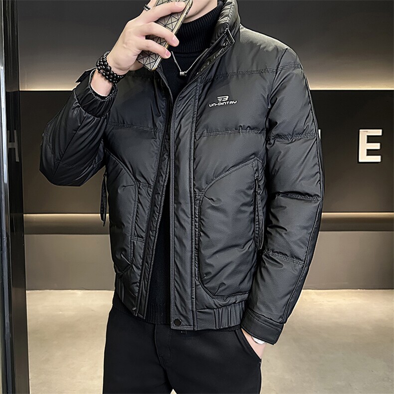 标50B3539865P185黑2025年冬季新款男立领羽绒服男控卷后258,男装羽绒服,电商B353