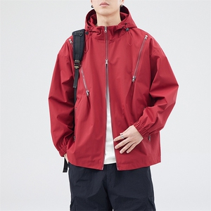 新款现货户外连帽夹克男 三防冲锋衣外套JK815 -P70图片