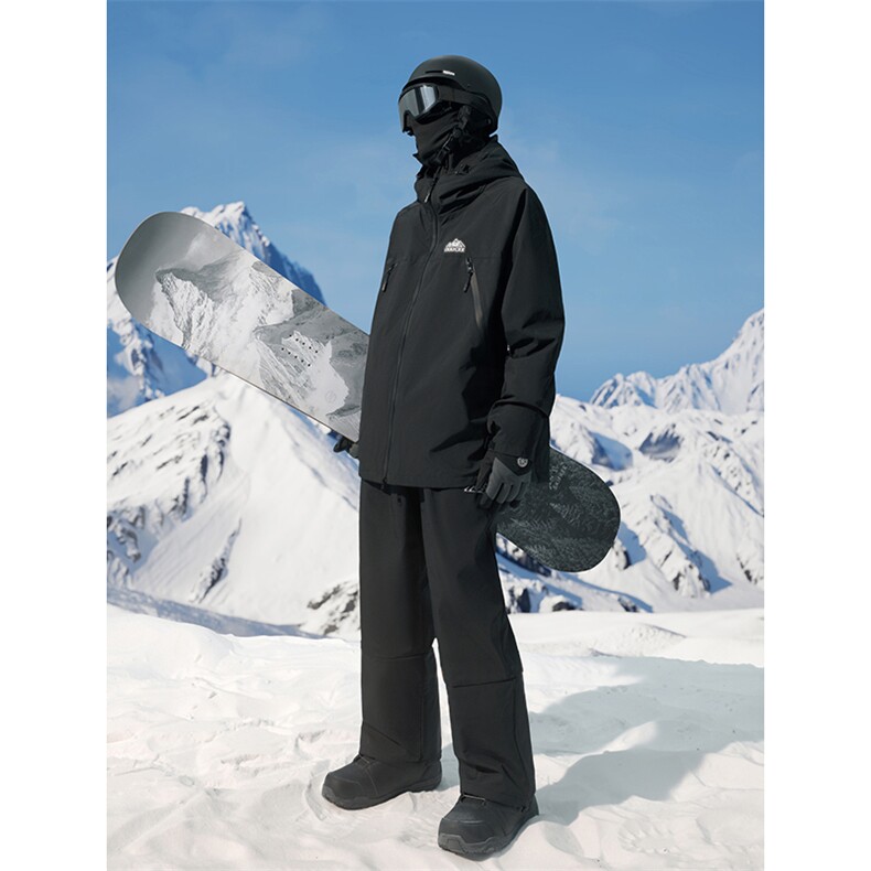 防水防风保暖滑雪服男单板中性风套装HF93+K1077J加绒-P260控388，男装棉衣，电商A001