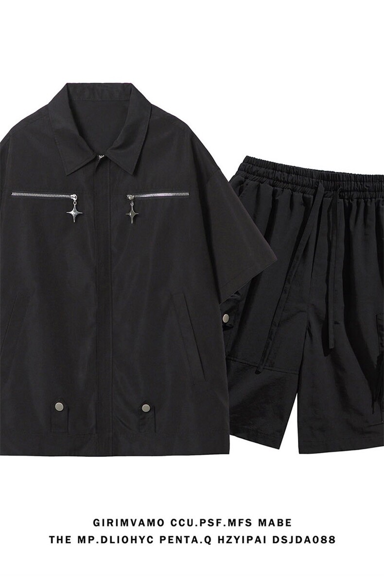 白底超电商A188-DW3001DK2001-TP116上衣100聚酯纤维套装控188,男装休闲套装,电商A188