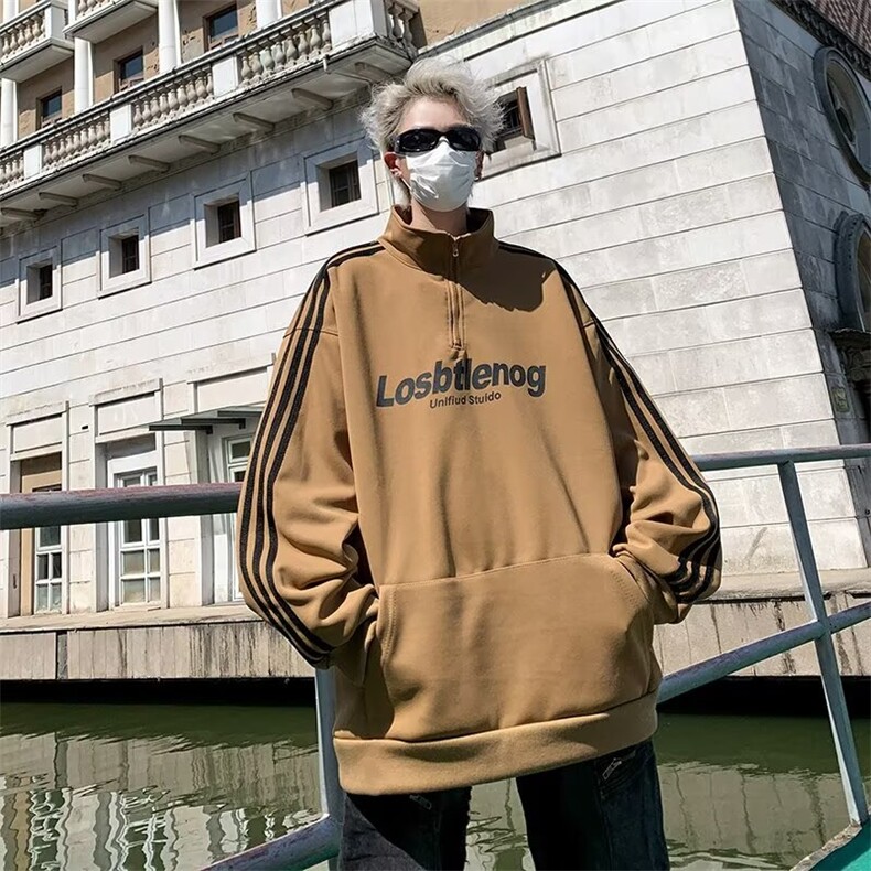 卫衣男士韩版潮流宽松百搭字母帅气高街2024秋冬ins外套WB317-P34，女装短外套，星座412-2