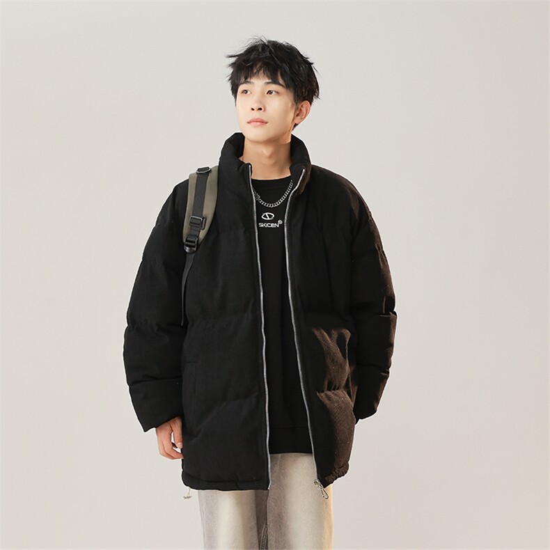 灯芯绒M-3XL数据款2025冬季新款情侣棉衣立领棉服XZ109-223-P88,男装棉衣,星座109