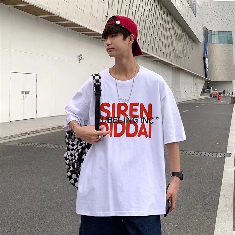 青春流行标准圆领潮时尚潮牌男夏季城市风貌T恤T531P25,男装T恤,星座1116-2