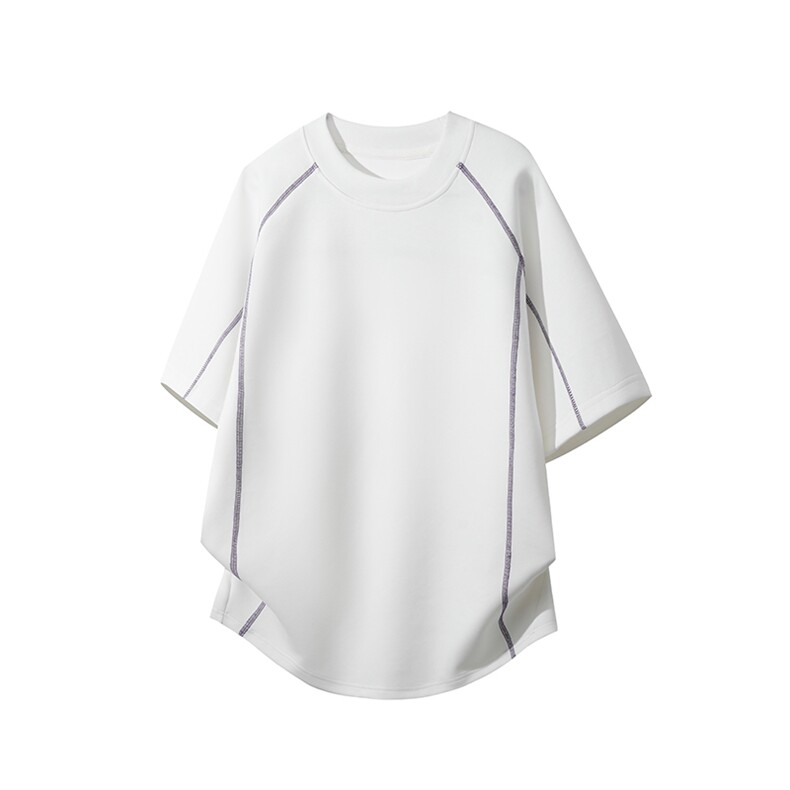 2026主推款抗菌速干哈苏线拼接可二开凉感短袖DT126-特P25，男装T恤，电商C307