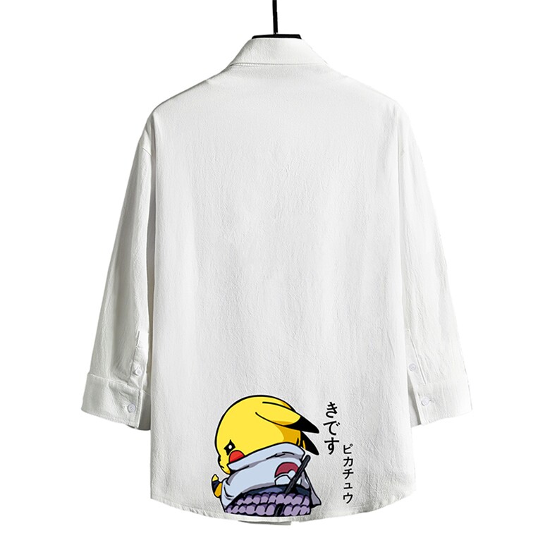QC58036-P45亚七分袖衬衫男大码五分袖衬衣男短袖网格挂拍,男装衬衫,电商A040A