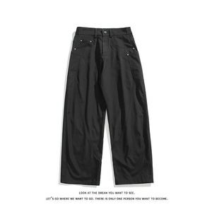巴家弯刀休闲美式高街阔腿裤机能冲锋裤长裤K8539-P27【特价】图片