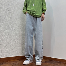 k1030-p45-控68M-5XL港风高阶拉链黑暗破洞宽松大码牛仔裤，男装牛仔裤，星座116