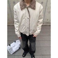 座山雕加厚棉服狼毛哈灵顿环保毛领夹克外套MY587特P96，男装夹克，星座908-1