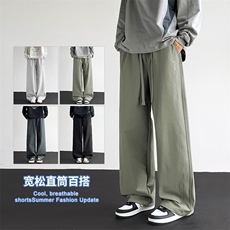 2025休闲男裤秋冬新款复合加厚款直筒宽松百搭松1667-2-特P44，男装休闲裤，星座1006-1