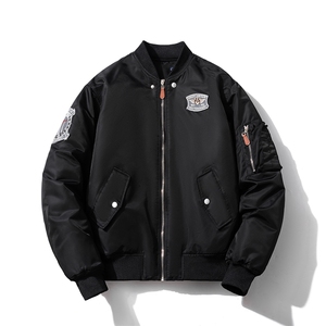 现货 秋冬新款棉衣外套可拆卸帽子棒球服图片