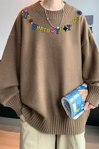 半高领毛衣男大码胖子针织衫毛线衣 M18381-P45 加绒款-P65图片