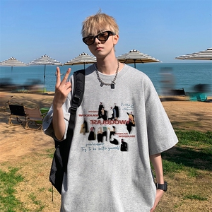 量大优 供视频 220克美式短袖t恤T3177得物直播有280克品质图片