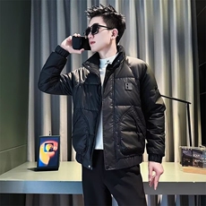 秋冬季痞帅棉衣男款高级感棉服2025新款修身潮流工装棉袄外套，男装棉衣，星座506A