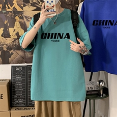 DX17001-P20纯短袖t恤男大码半袖打底衫宽松体恤衫港风，男装T恤，电商A040