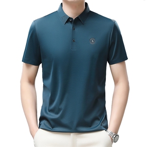 短袖男POLO衫宽松休闲夏季宽松运动服百搭半袖男士上衣QP1611-P63图片
