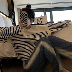 瑟琳海魂毛衣,女装针织衫/毛衣,XTZ style