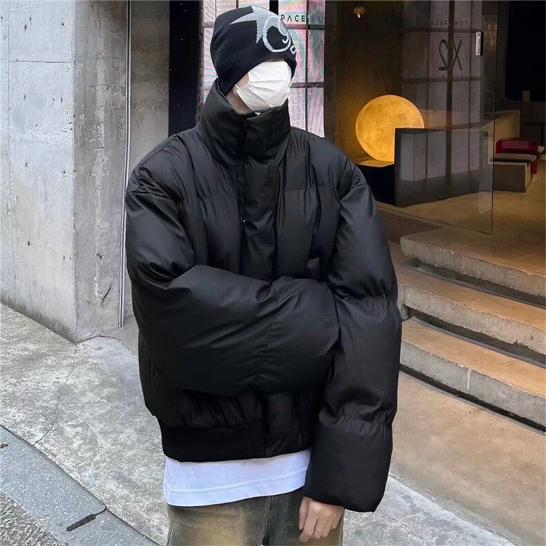 F117-P88冬季高级感设计感加厚棉服外套美式复古潮牌短款棉服男,男装棉衣,星座512-6