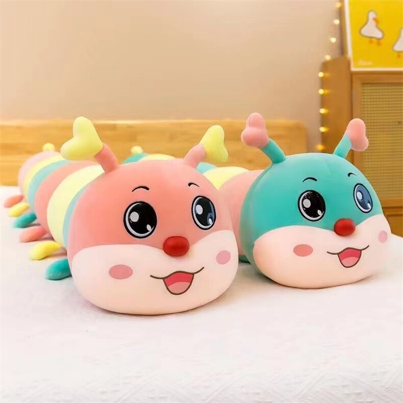 爱心虫，蓝果儿毛绒玩具