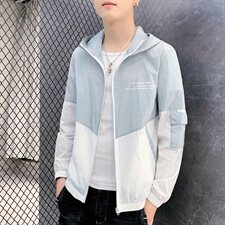 防晒衣服薄款2021新款夏季韩版夹克潮流衣服帅气男士外套V88，男装夹克，星座509