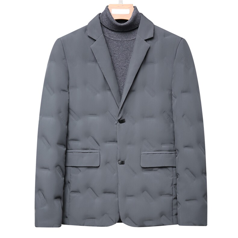 羽绒服西服商务便西上衣2023新款中年休闲西装外套HPN688063-P250,男装西服,电商B212（原钱塘6029）