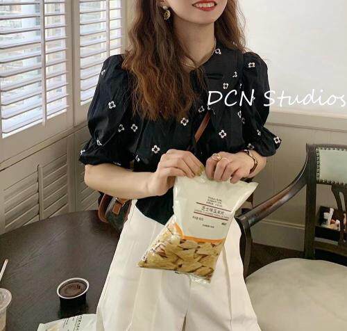 现货，新款刺绣上衣，女装，IC(4F)