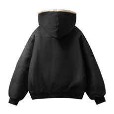 2025冬季新款大毛领保暖防风棉衣派克服外套男女同款XY2519-P95，男装棉衣，星座717