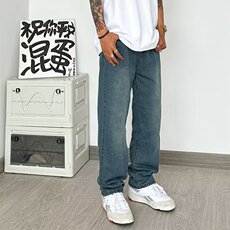 2024美式牛仔裤男款直筒长裤潮Q09P42，男装牛仔裤，星座1116-2