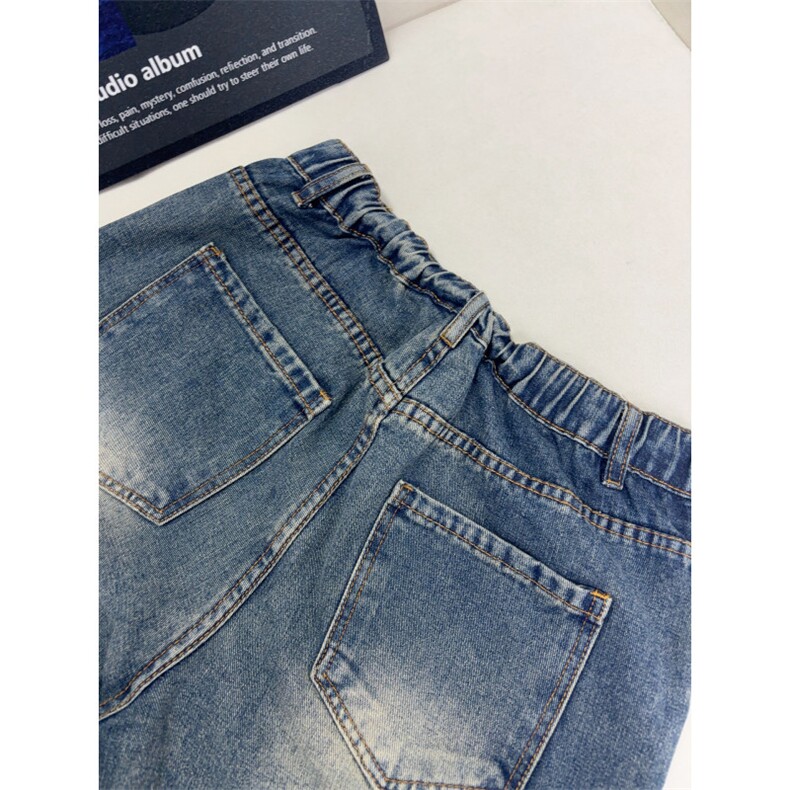B221美式ins高街暗黑宽松直筒弯刀牛仔裤LK25597-特P38控78,男装牛仔裤,电商B221
