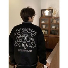 W10584-P65网图现货时尚刺绣百搭棒球服夹克外套，男装夹克，星座1608