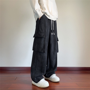 212A-K107 特40控78 宽松直筒工装休闲裤男长裤图片