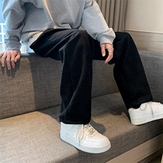 灯芯绒裤子男春季韩版潮流ins坠感K43P40，男装休闲裤，星座1116-2