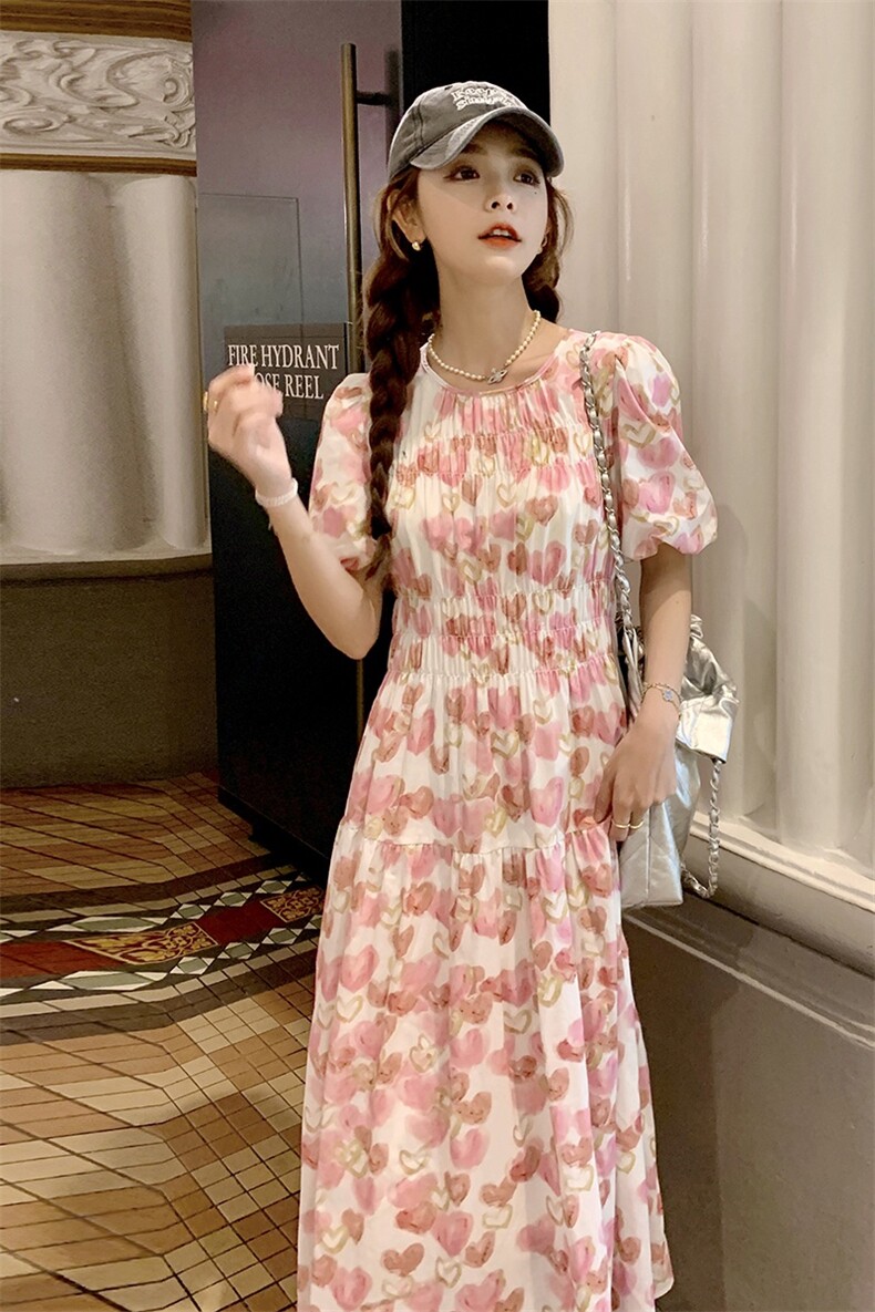 现货花朵连衣裙2355P115控168,女装连衣裙,2C201