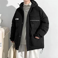冬上新加棉加厚棉服潮青少年连帽棉衣外套男女8323-P125控价168，男装棉衣，电商A441-1