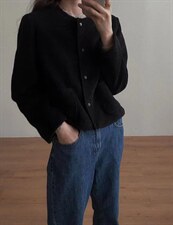 羊毛小香外套，其它，桔子