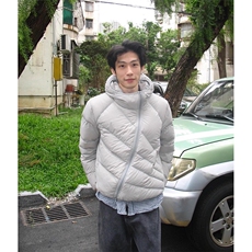 斜拉链排骨羽绒服宽松羽绒外套D328-YR969-P178，男装羽绒服，电商D328