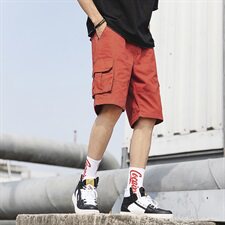 主推现货D夏季直筒中裤休闲五分裤青年工装短裤-D104，男装休闲裤，星座1008