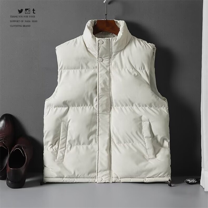 加绒加厚男立领棉马甲棉袄面包服保暖背心大码M-5XLMJ908P40,男装背心/马甲,星座1013-1