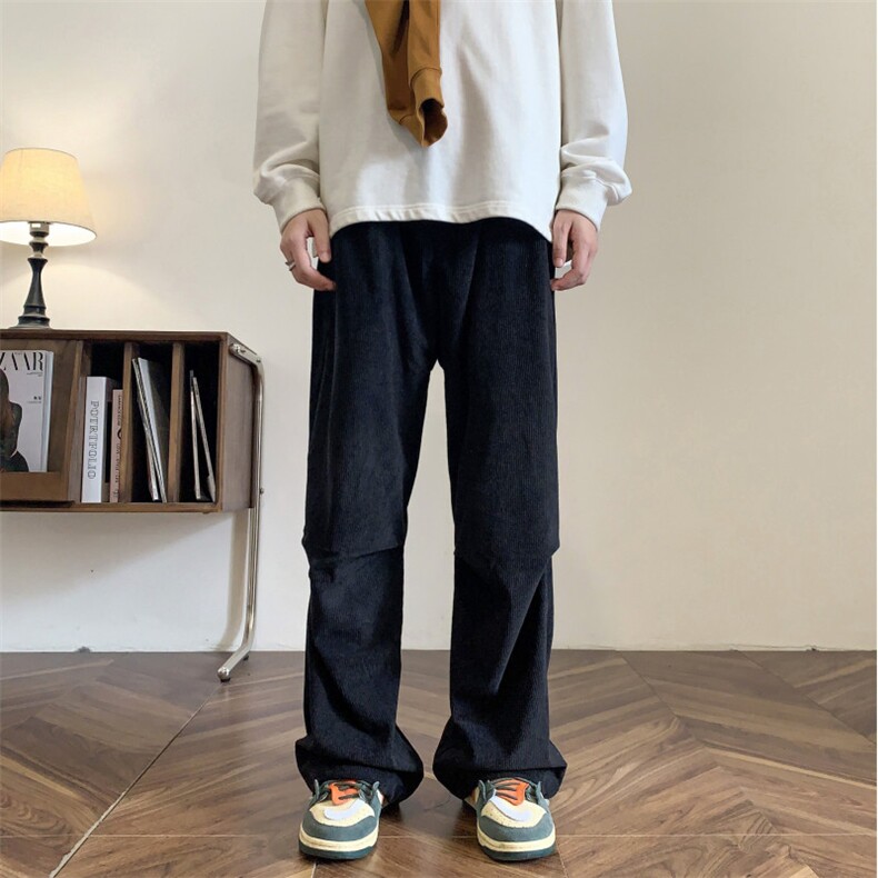 新款灯芯绒伞兵裤M~5XLXZ604-KG62-P45控58,男装休闲裤,星座604
