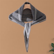 2025年秋季新款纯色针织羊绒衫时尚休闲通勤百搭，围巾，臻歆羊绒