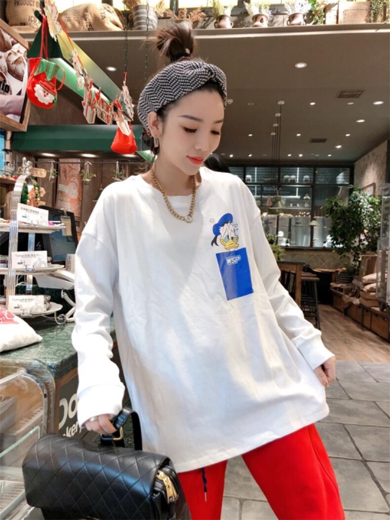 春款上新唐老鸭T，女装，一杭