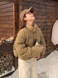立领  短款90绒 羽绒服   冬季 新款-p295-k398图片
