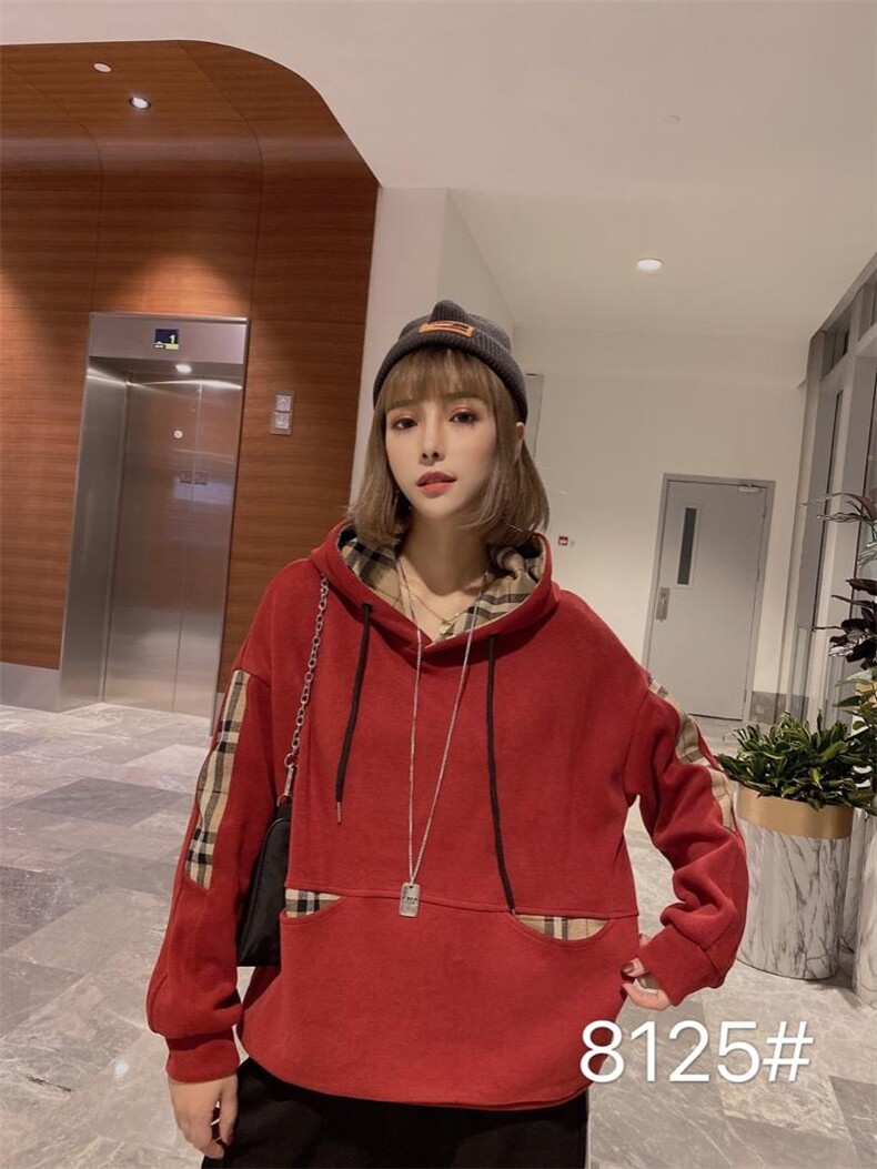 2021新款加绒卫衣，女装卫衣/绒衫，柏旺阁