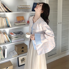 【现货】数据好！粉色印花外套B208-9016-P155K218，女装大码女装，浙宝208