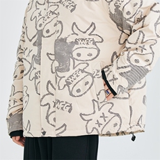 冬季90白鸭绒印花港风潮牌立领羽绒服A305-3776-P180控249，男装羽绒服，电商B306