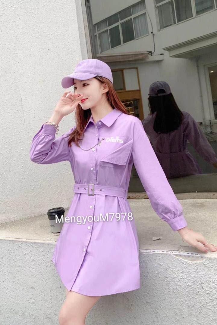 衬衫连衣裙，女装衬衫，梦由