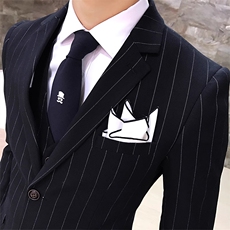条纹男装西服套装礼服三件套修身新郎6388-P285，男装西服，星座1012