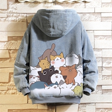 NM53162-P140牛仔外套男大码加厚加绒棉衣男羊羔毛棉服男砖墙，男装棉衣，电商A040A