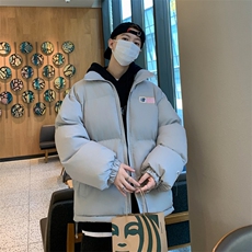 美式街头hiphop棉衣外套男士冬季新款立领百搭宽松棉袄W8003-P75，男装棉衣，星座512-4