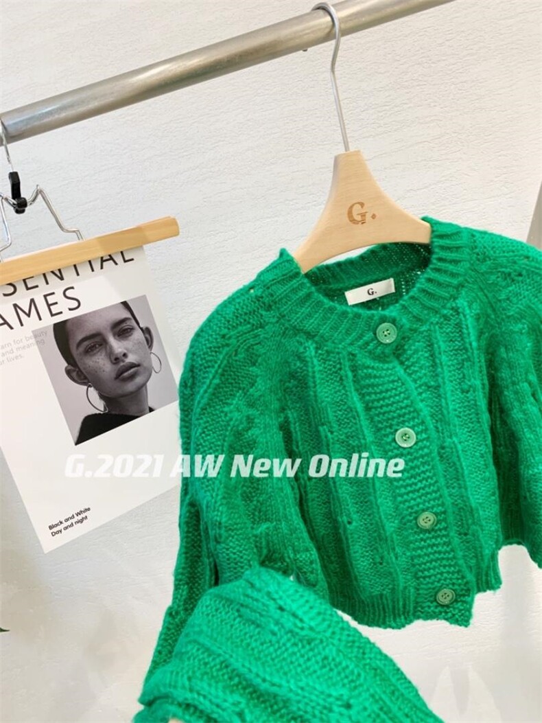 新款韩版小花短款开衫均码现货，其它，G